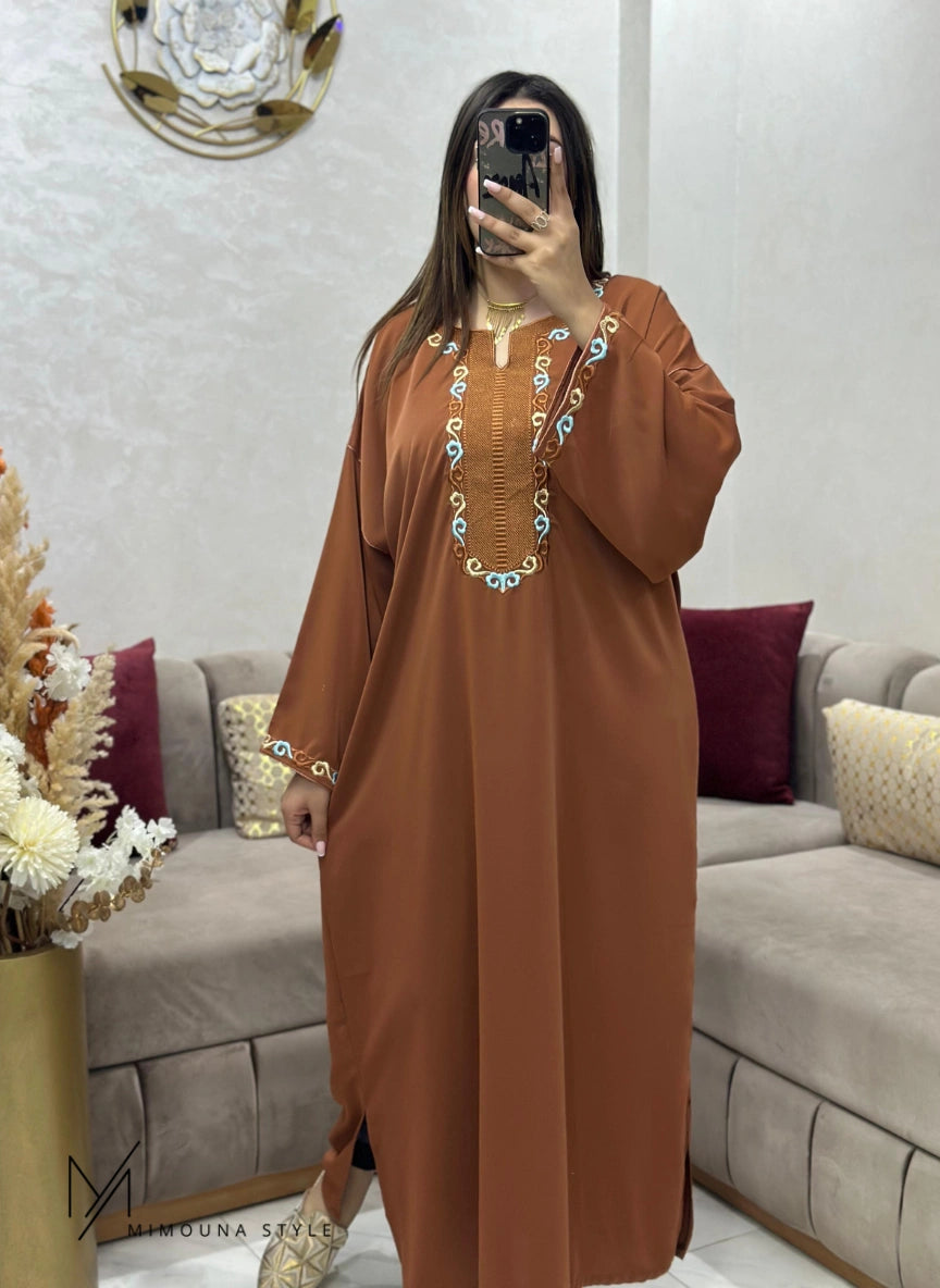 (CFA7) قفطان أناقة ملكية هماوية