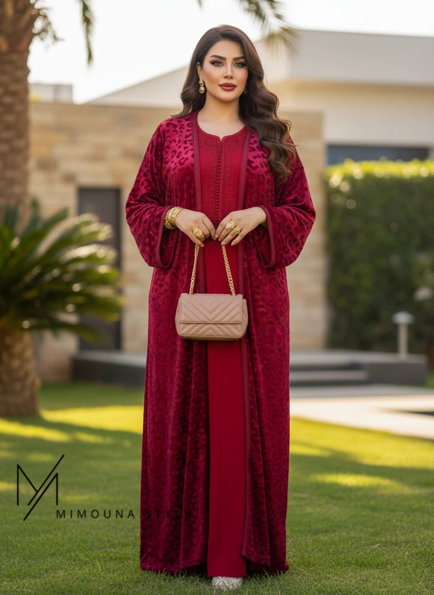 قفطان  و كيمونو موبرة محفرة " CF1P2"