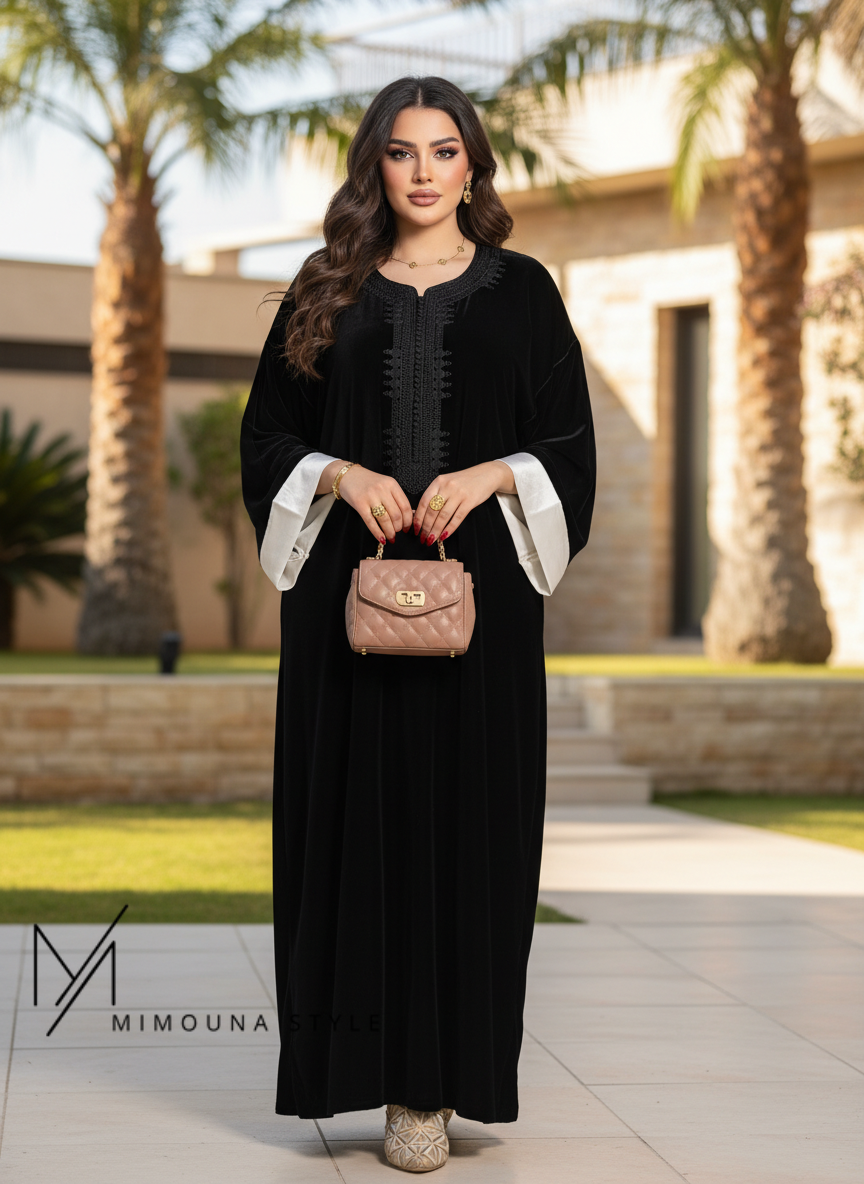 (CF3) قفطان موبرة  أناقة ملكية