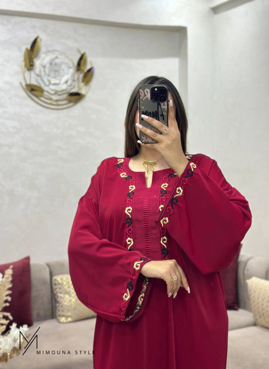 (CFA7) قفطان أناقة ملكية هماوية