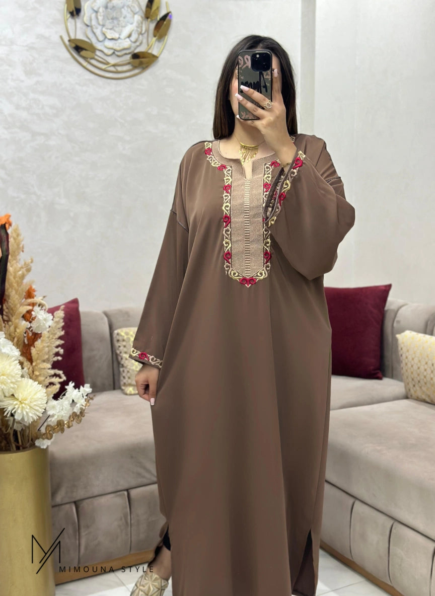 (CFA7) قفطان أناقة ملكية هماوية