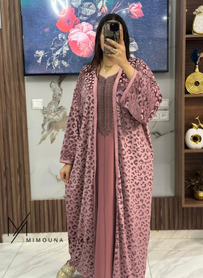 قفطان  و كيمونو موبرة محفرة " CF1P2"