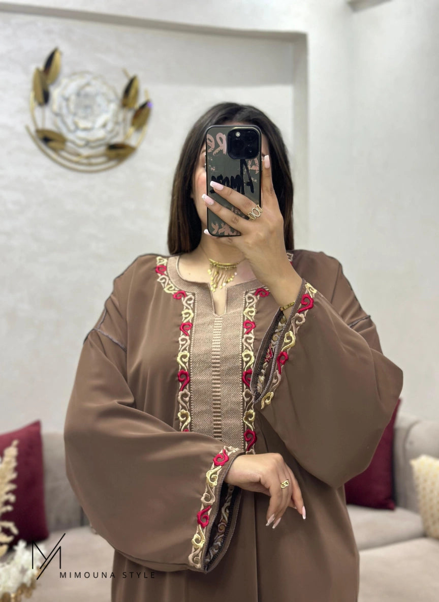 (CFA7) قفطان أناقة ملكية هماوية