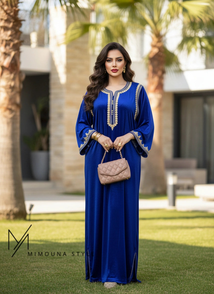 (CF2) قفطان موبرة  أناقة ملكية