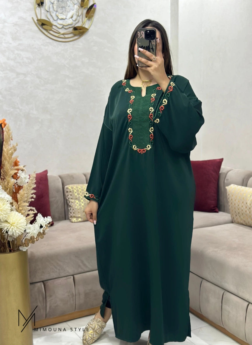 (CFA7) قفطان أناقة ملكية هماوية