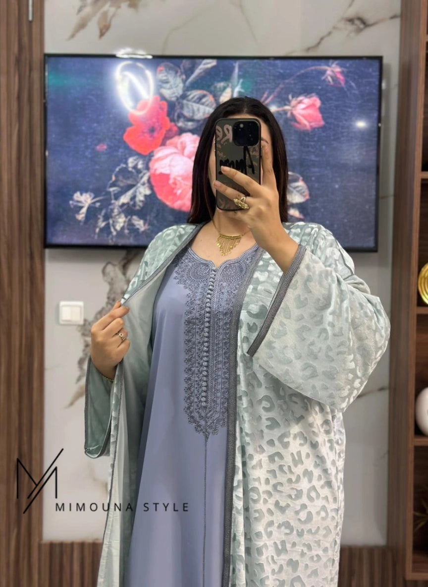 قفطان  و كيمونو موبرة محفرة " CF1P2"