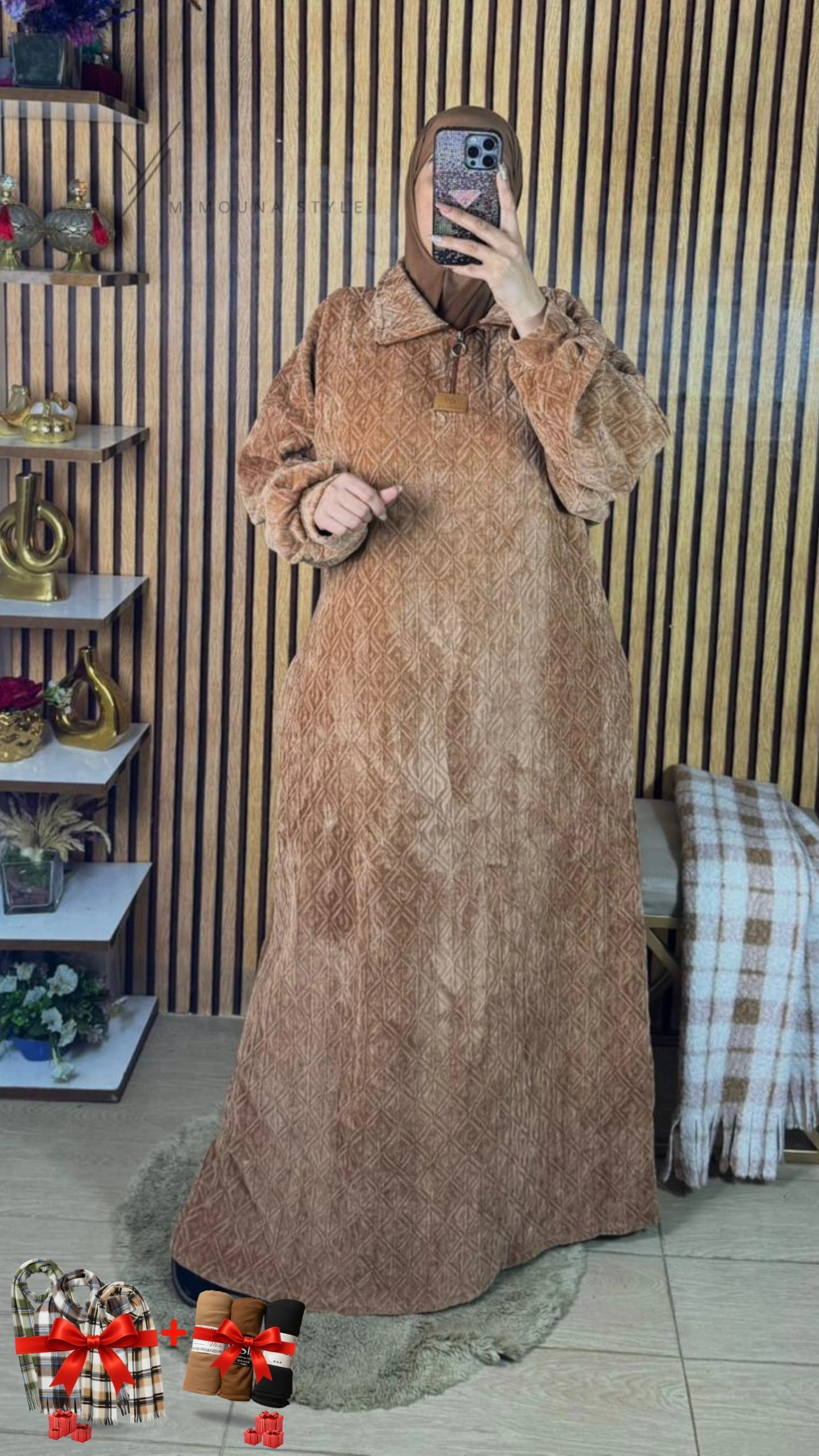 (J6) لبسة شتوية محتشمة أنيق و دافئ