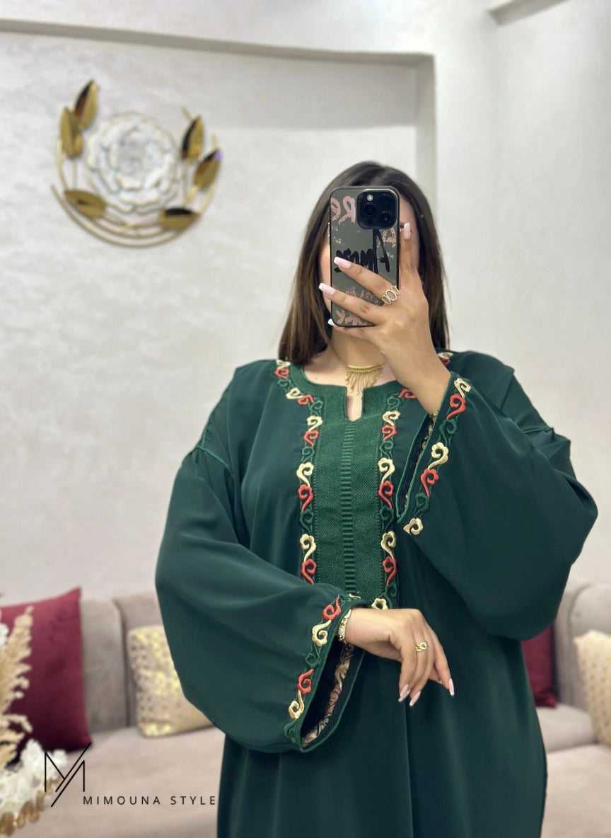(CFA7) قفطان أناقة ملكية هماوية