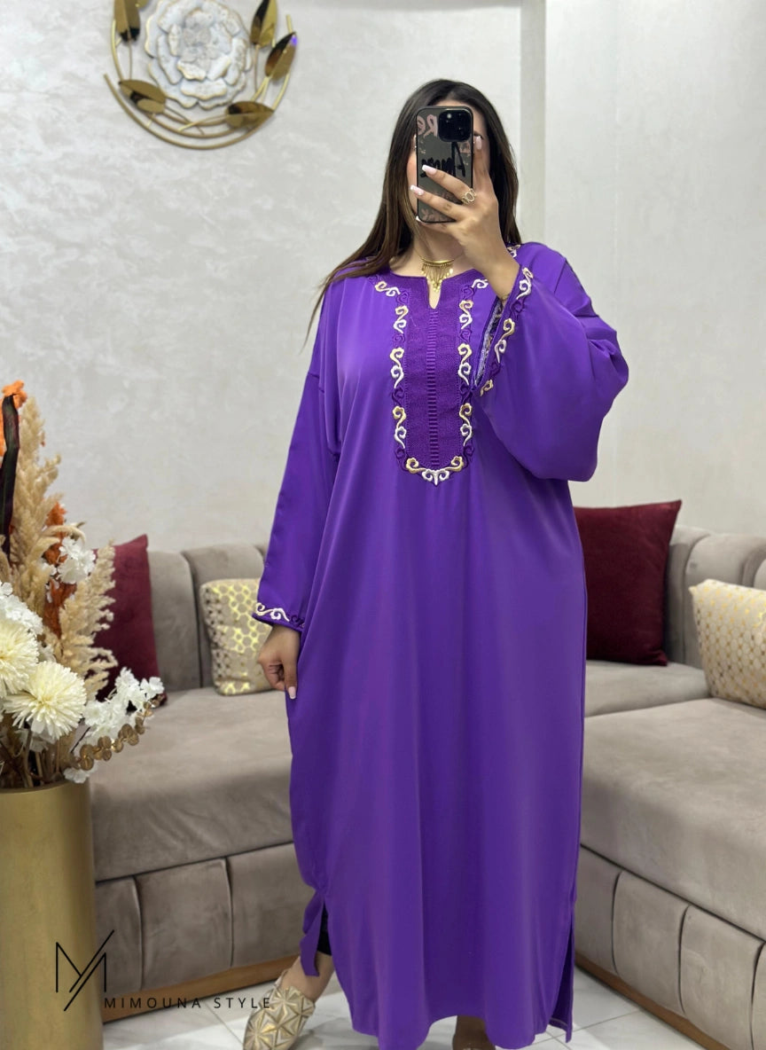 (CFA7) قفطان أناقة ملكية هماوية