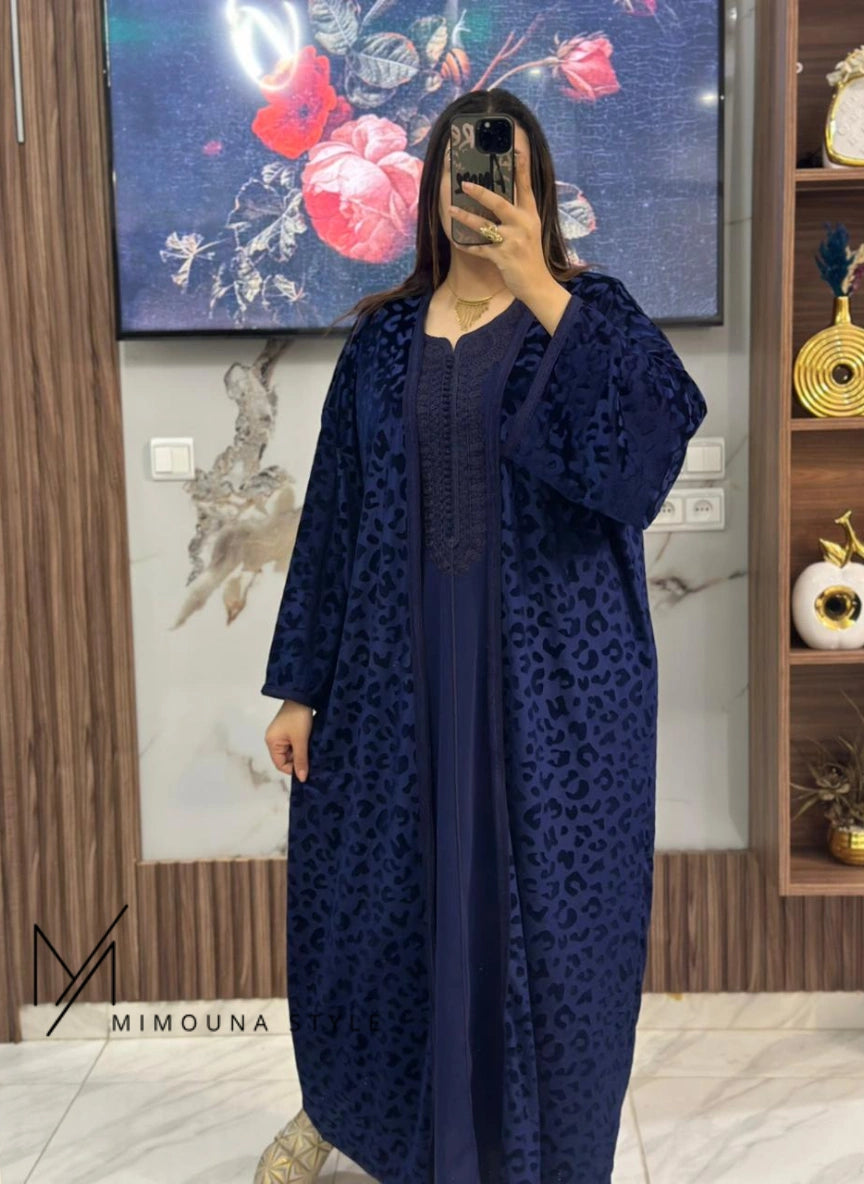 قفطان  و كيمونو موبرة محفرة " CF1P2"