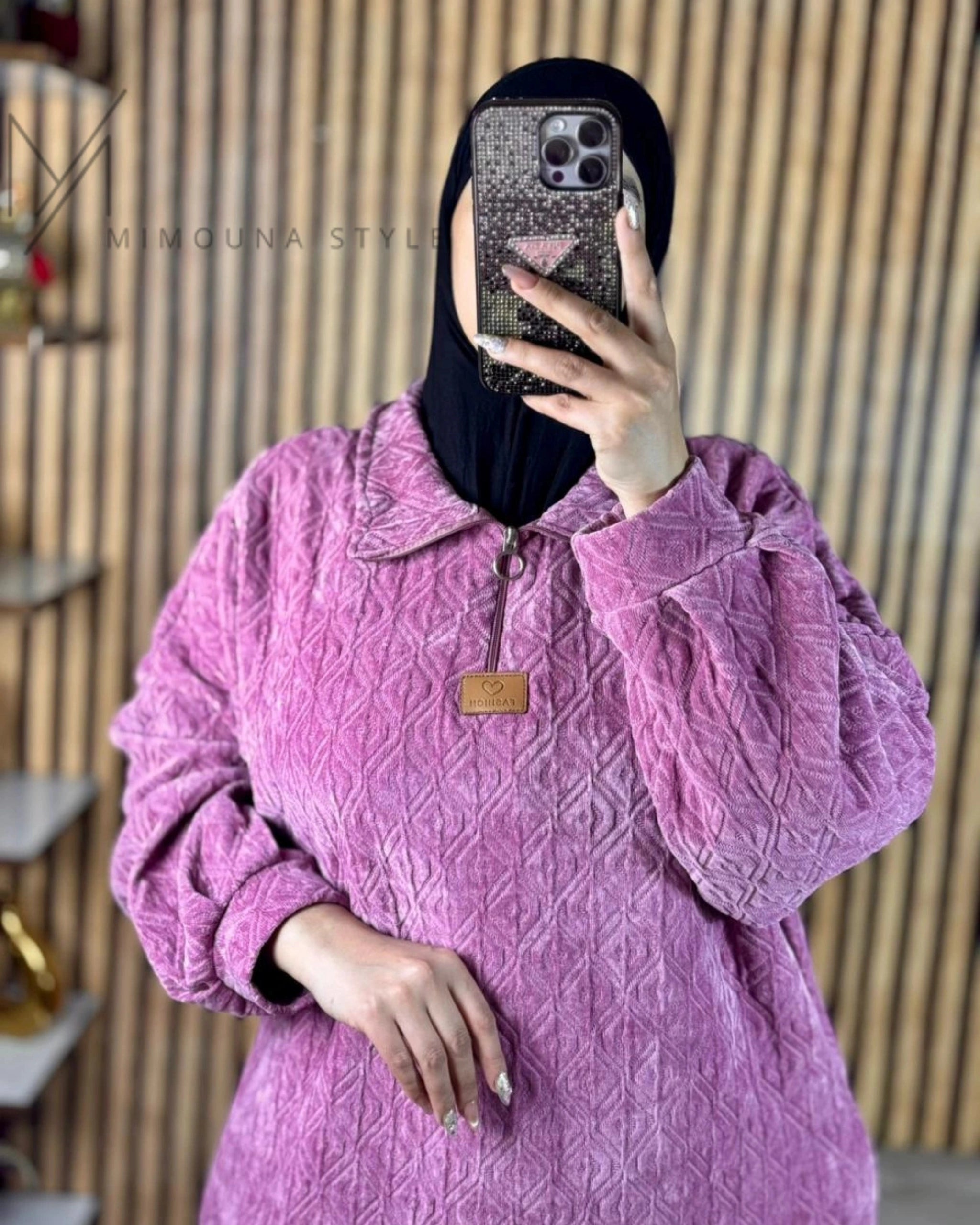 (J6) لبسة شتوية محتشمة أنيق و دافئ