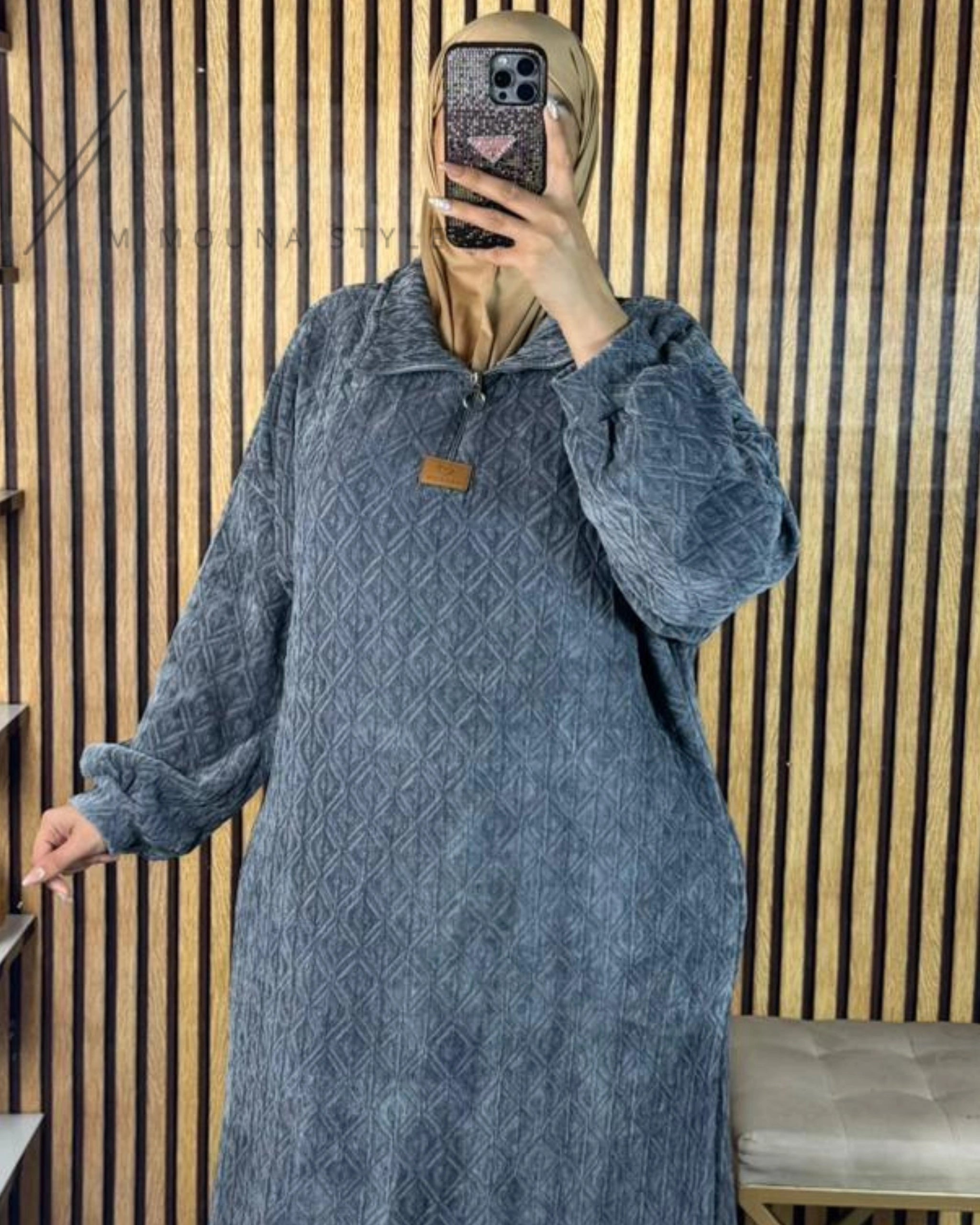 (J6) لبسة شتوية محتشمة أنيق و دافئ