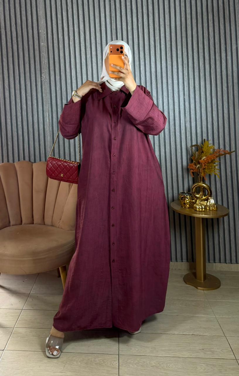 Robe Chemise Oversize Élégante R2