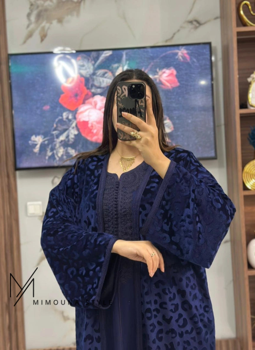 قفطان  و كيمونو موبرة محفرة " CF1P2"