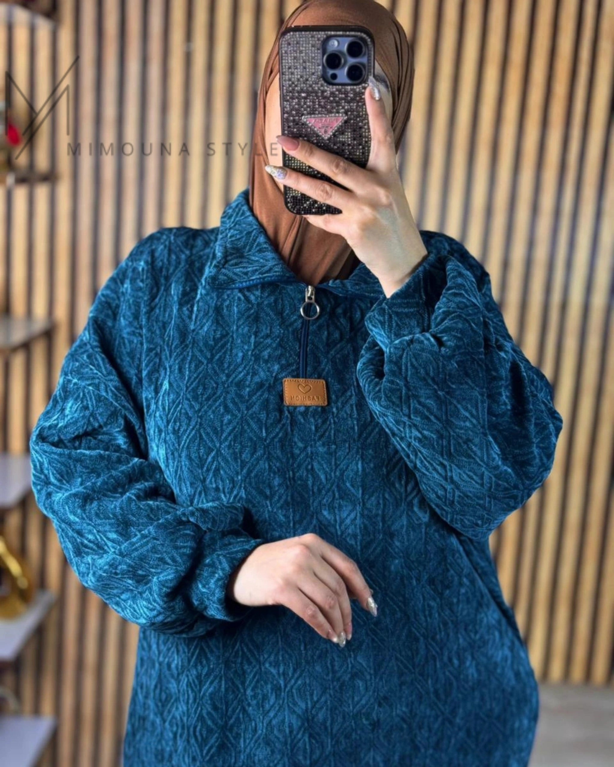 (J6) لبسة شتوية محتشمة أنيق و دافئ