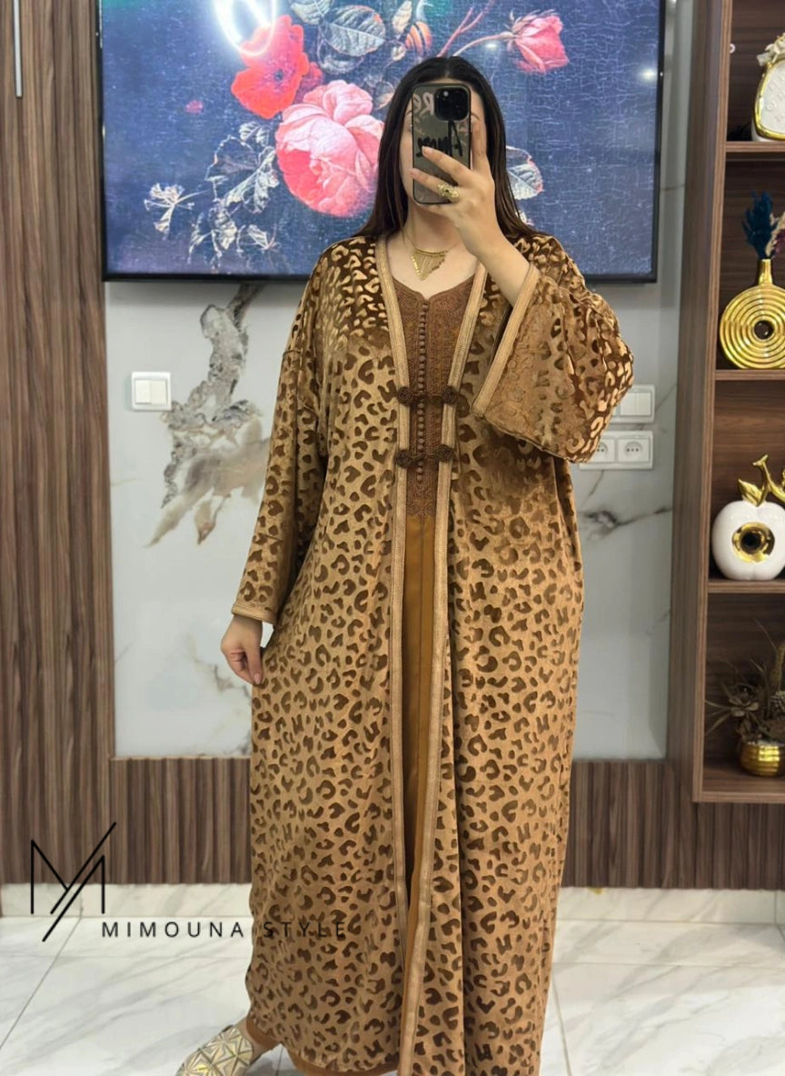 قفطان  و كيمونو موبرة محفرة " CF1P2"