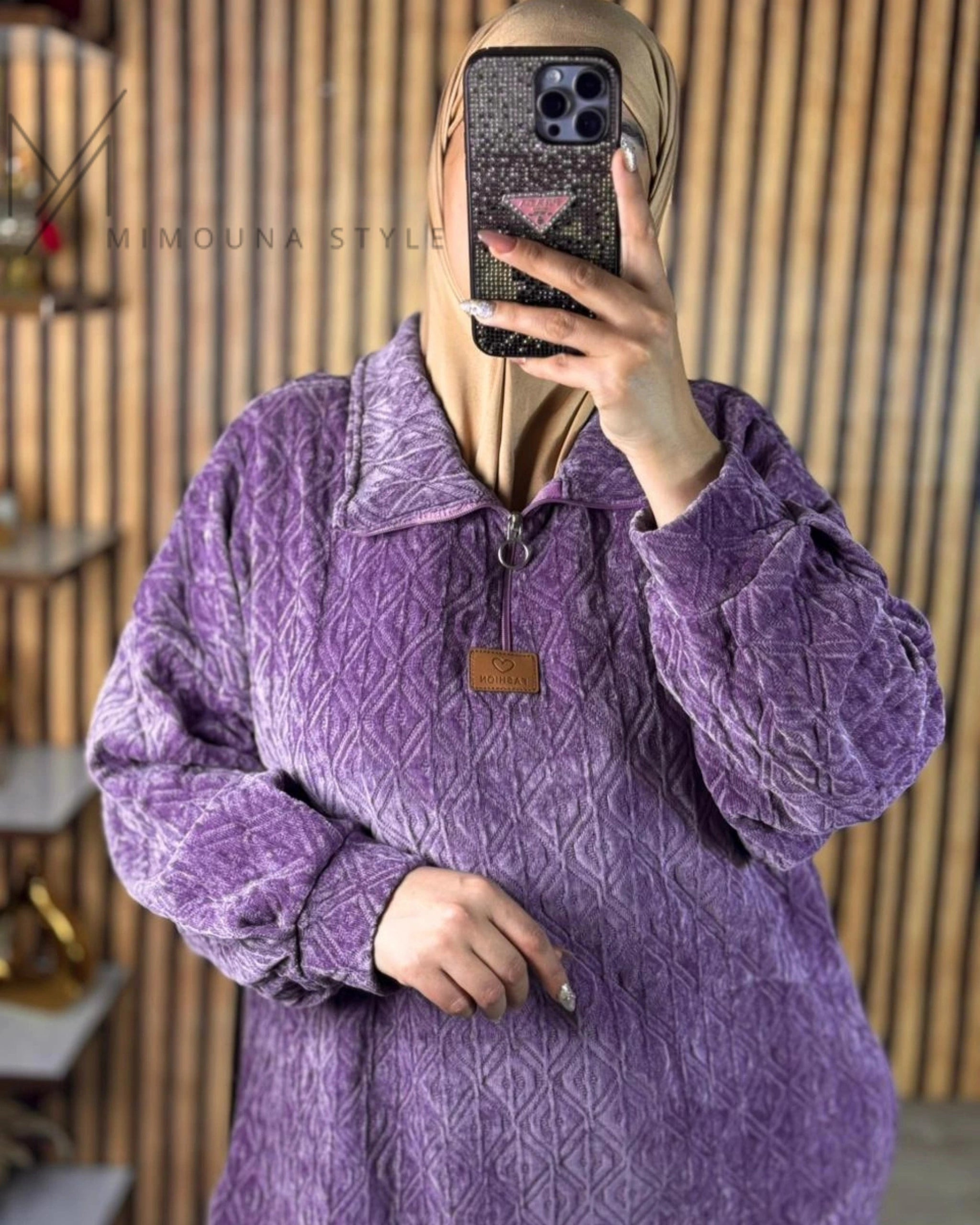 (J6) لبسة شتوية محتشمة أنيق و دافئ