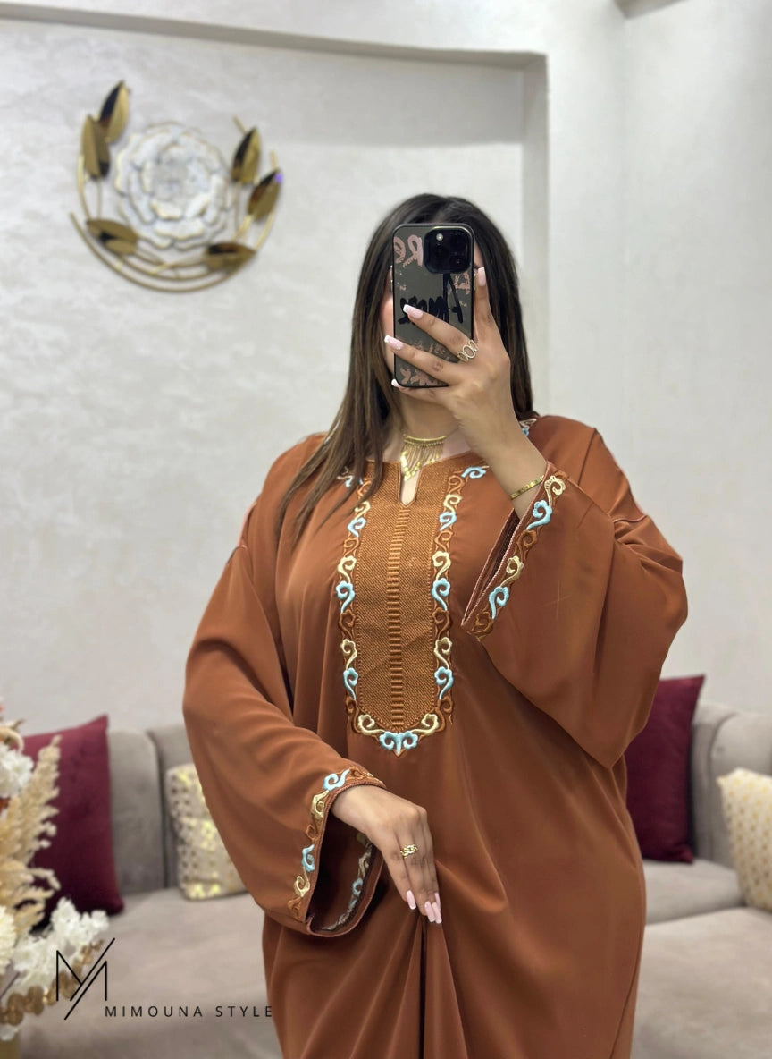 (CFA7) قفطان أناقة ملكية هماوية