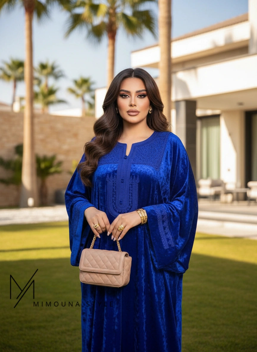 (CF4) قفطان موبرة  أناقة ملكية هماوية