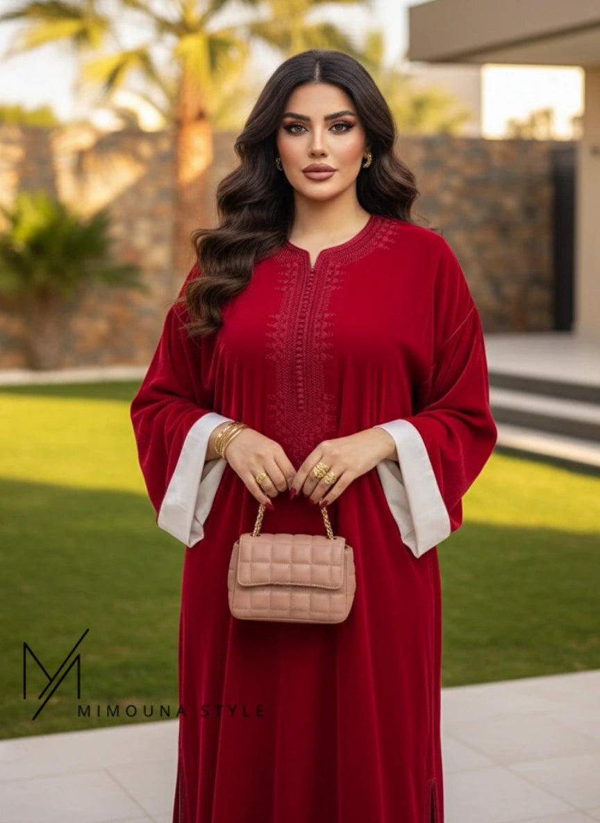 (CF3) قفطان موبرة  أناقة ملكية