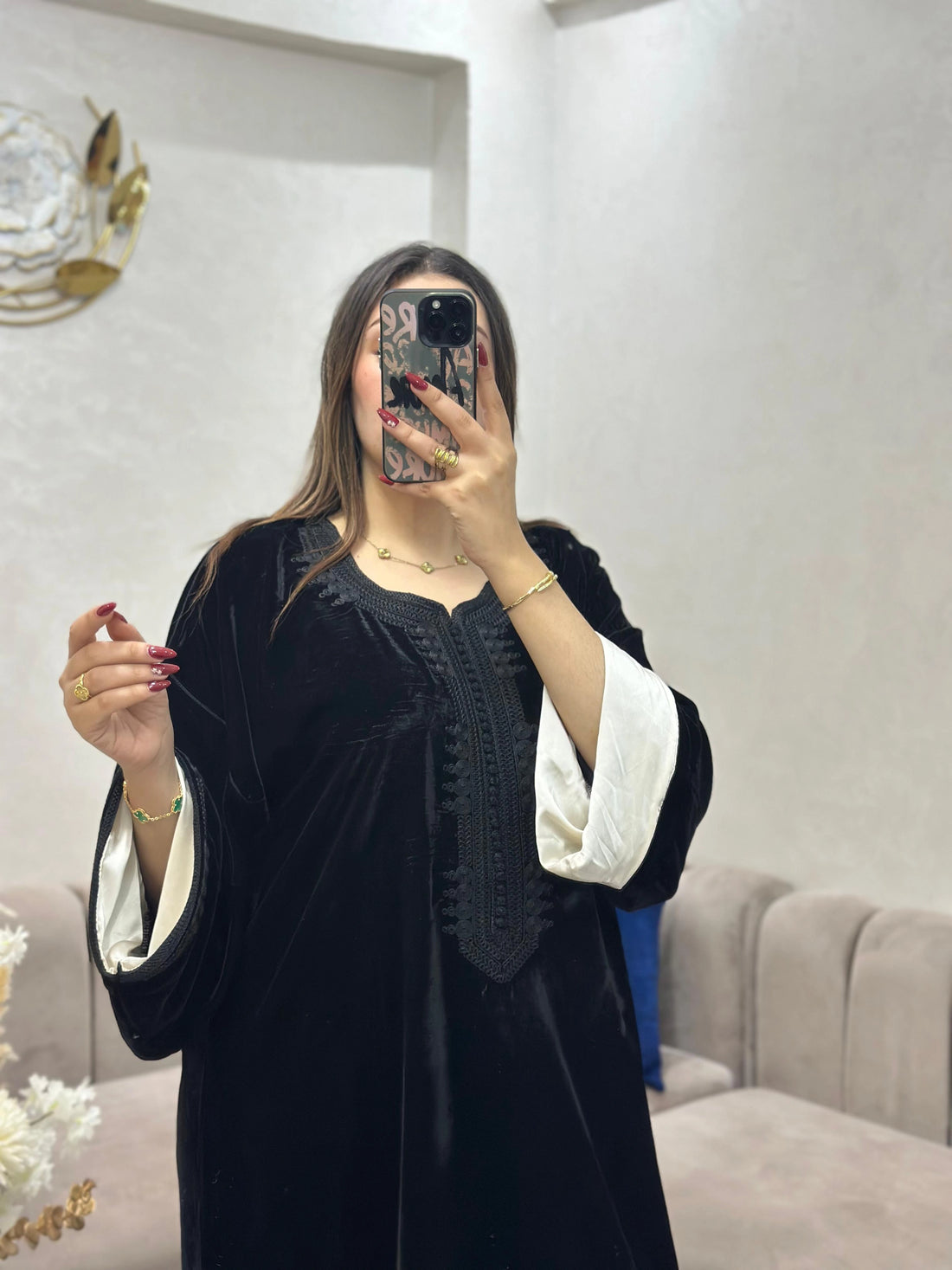 (CF3) قفطان موبرة  أناقة ملكية