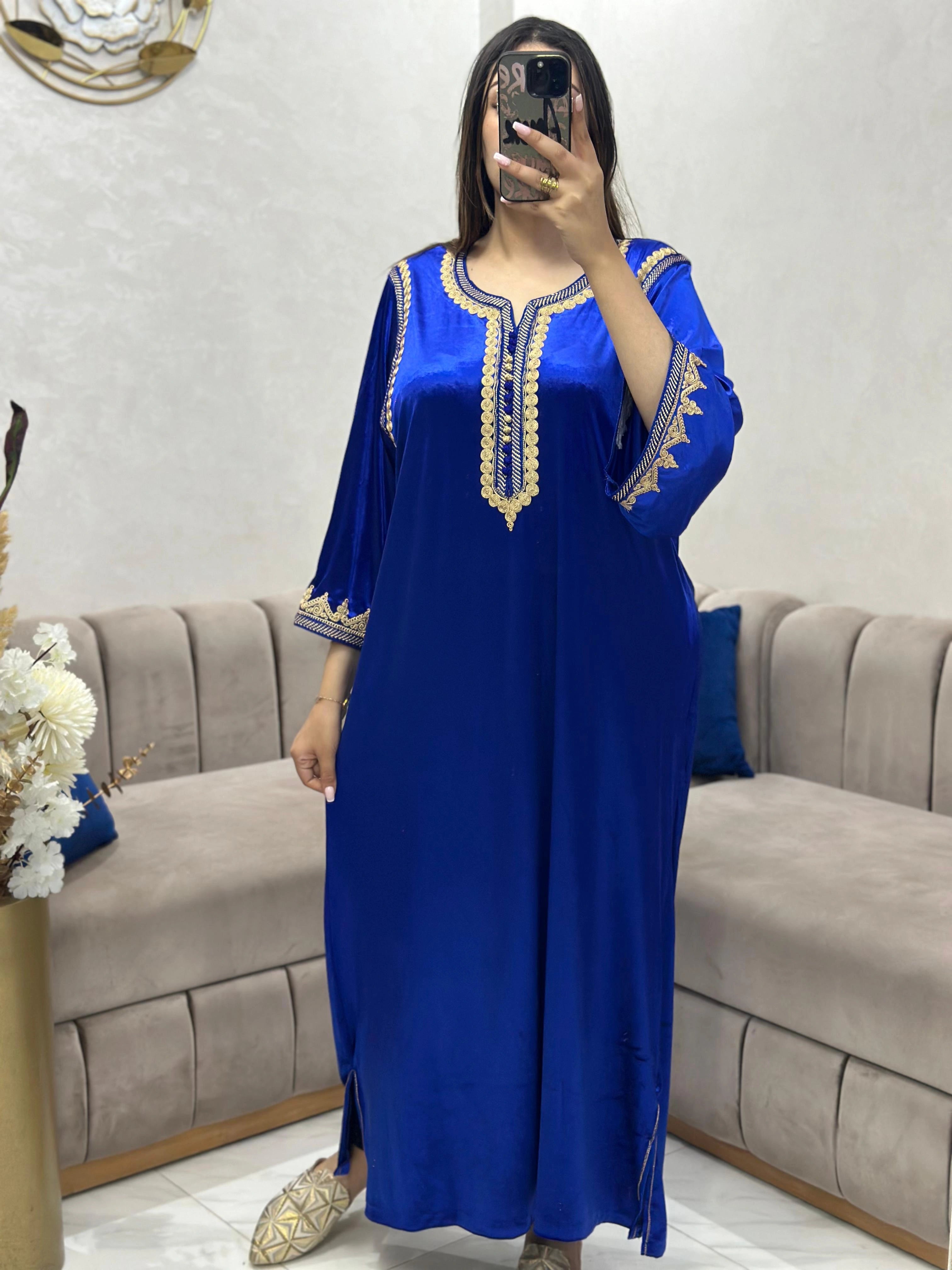 (CF2) قفطان موبرة  أناقة ملكية