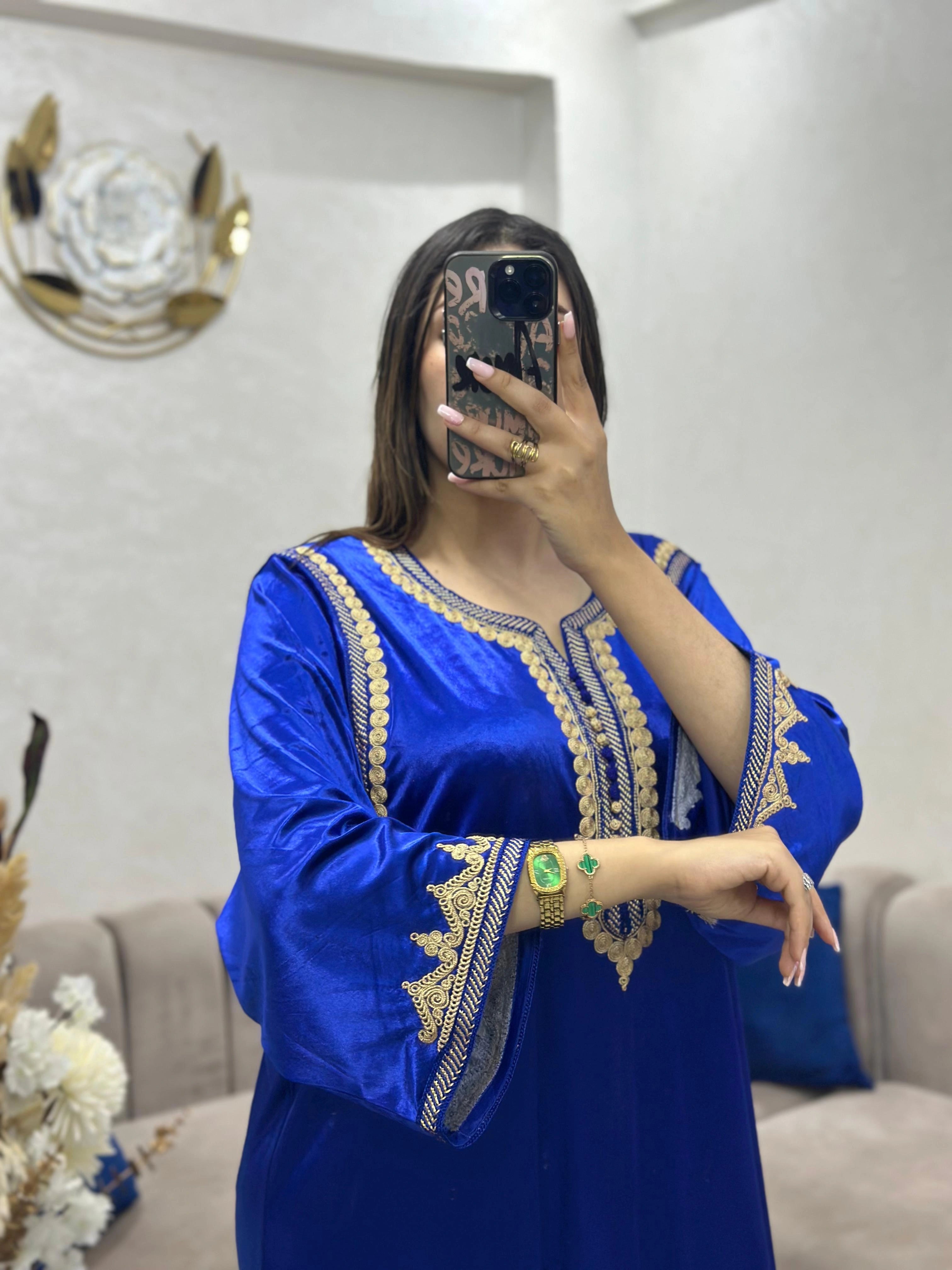 (CF2) قفطان موبرة  أناقة ملكية