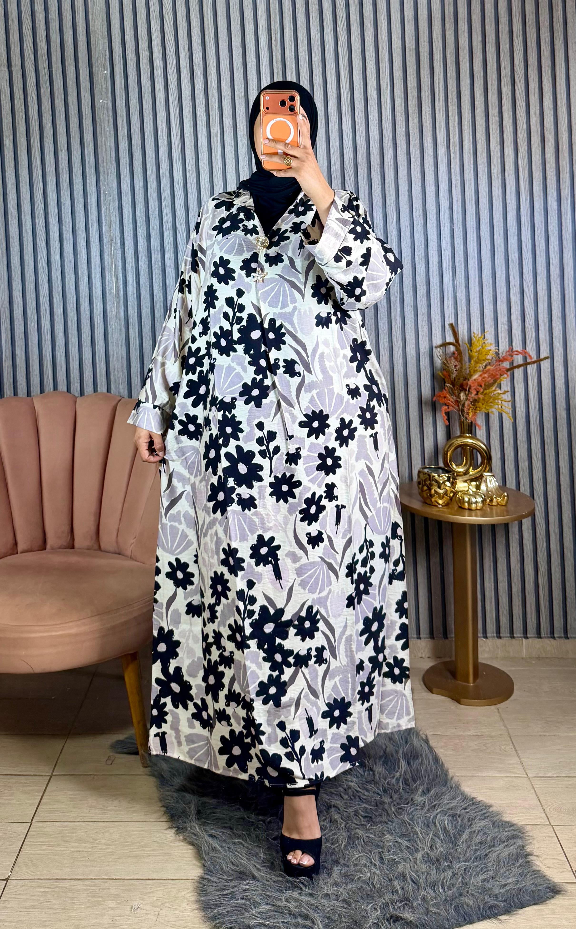 إطلالة صيفية راقية ☀️ | Robe Longue Fleurie🌼 ll