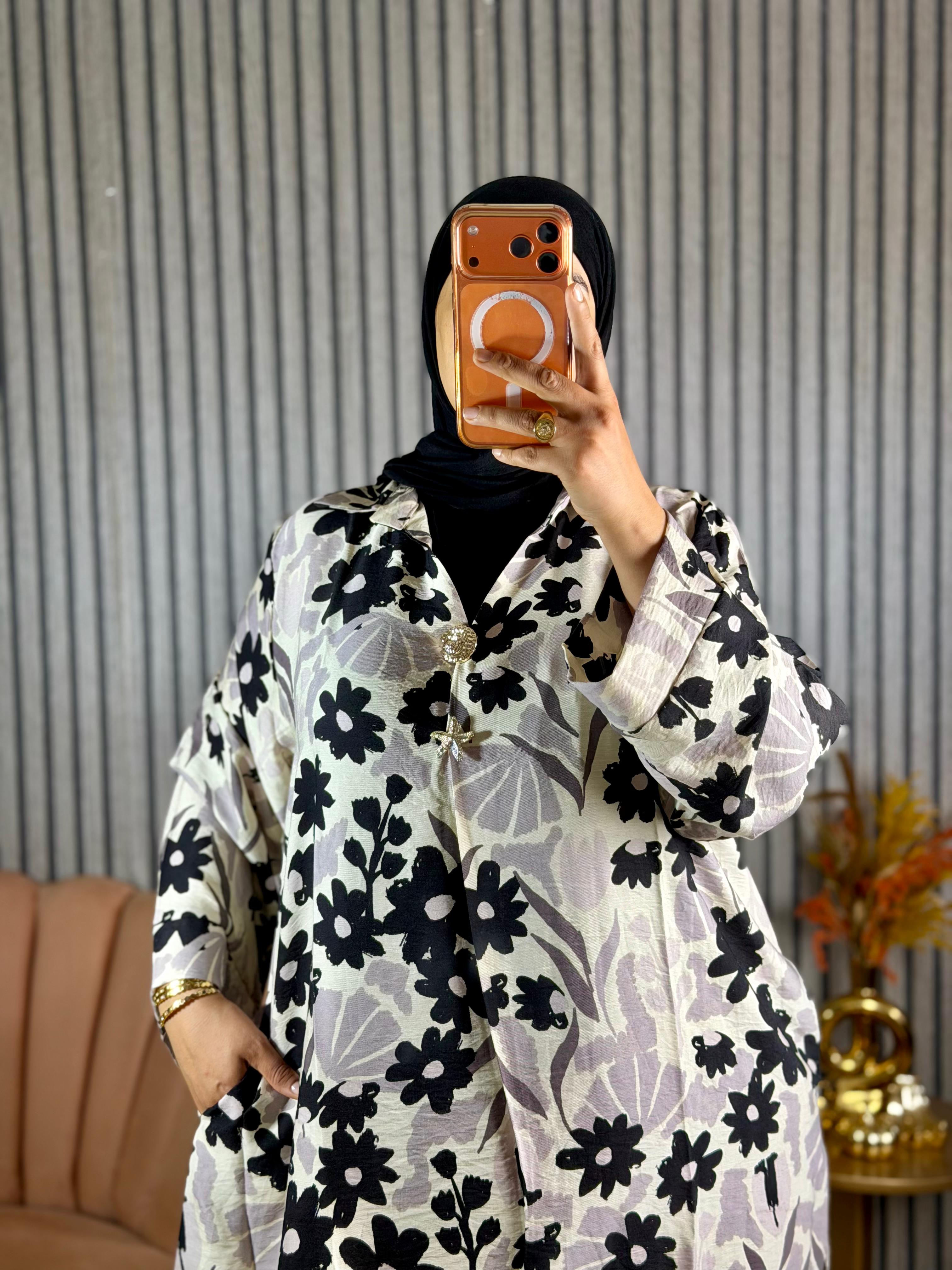 إطلالة صيفية راقية ☀️ | Robe Longue Fleurie🌼 ll