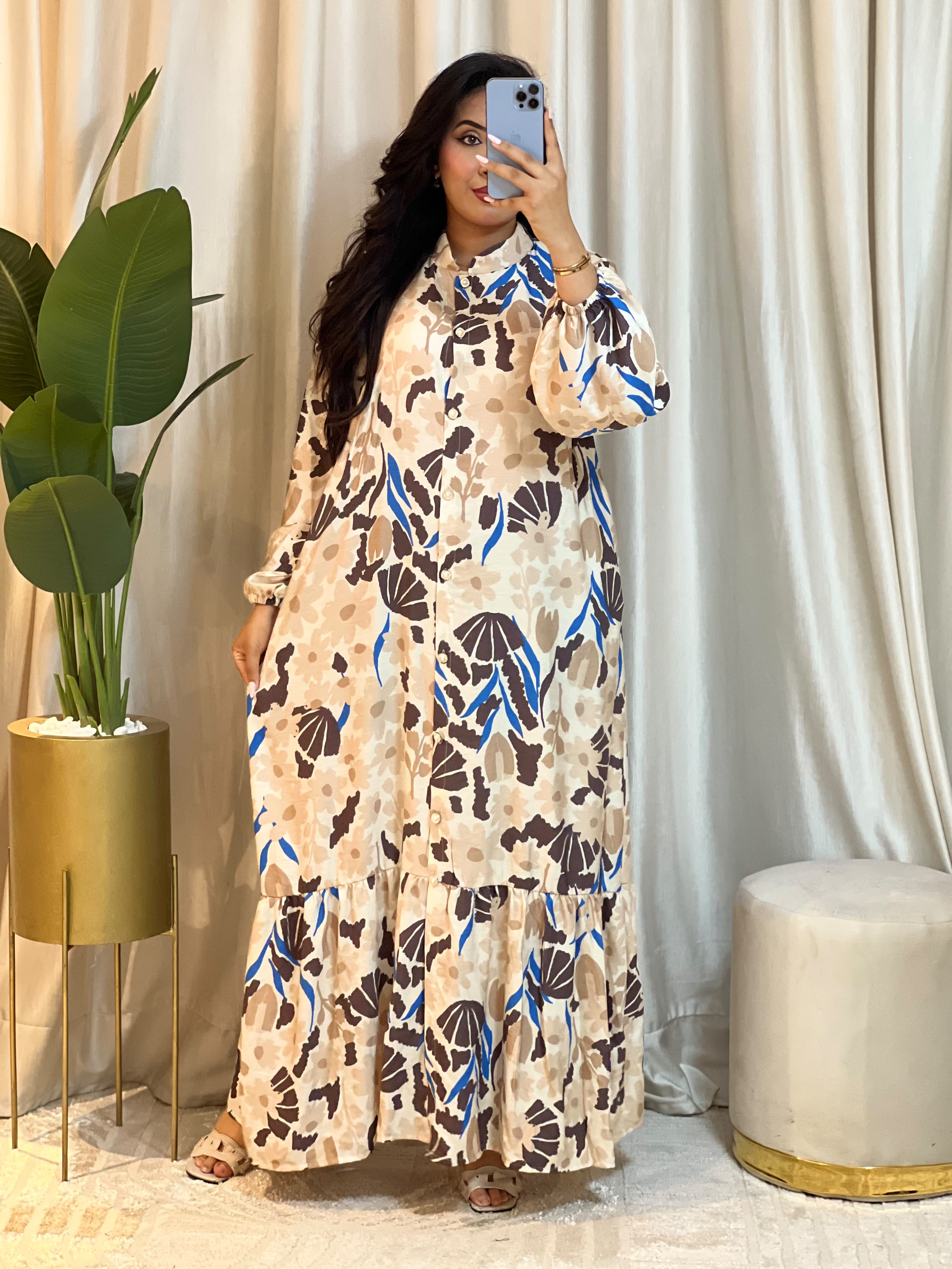 Robe Longue Fleurie 🌼 N1