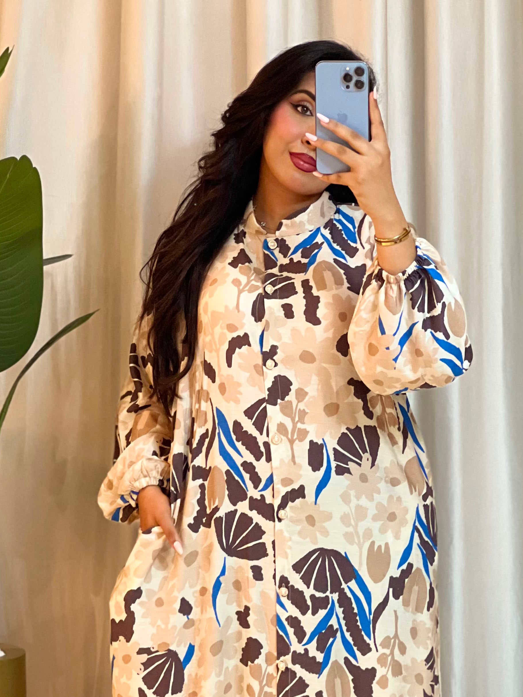 Robe Longue Fleurie 🌼 N1