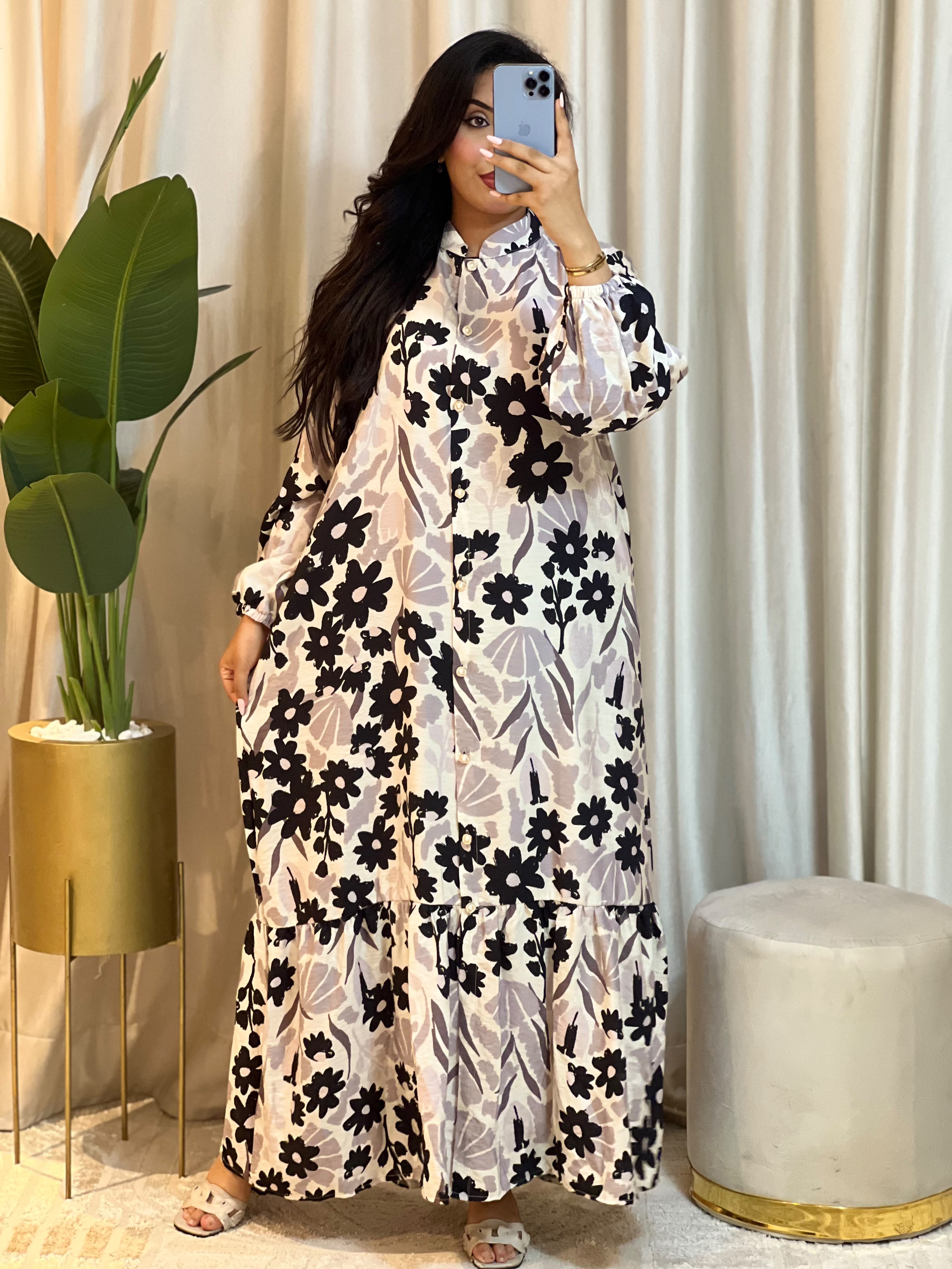 Robe Longue Fleurie 🌼 N1