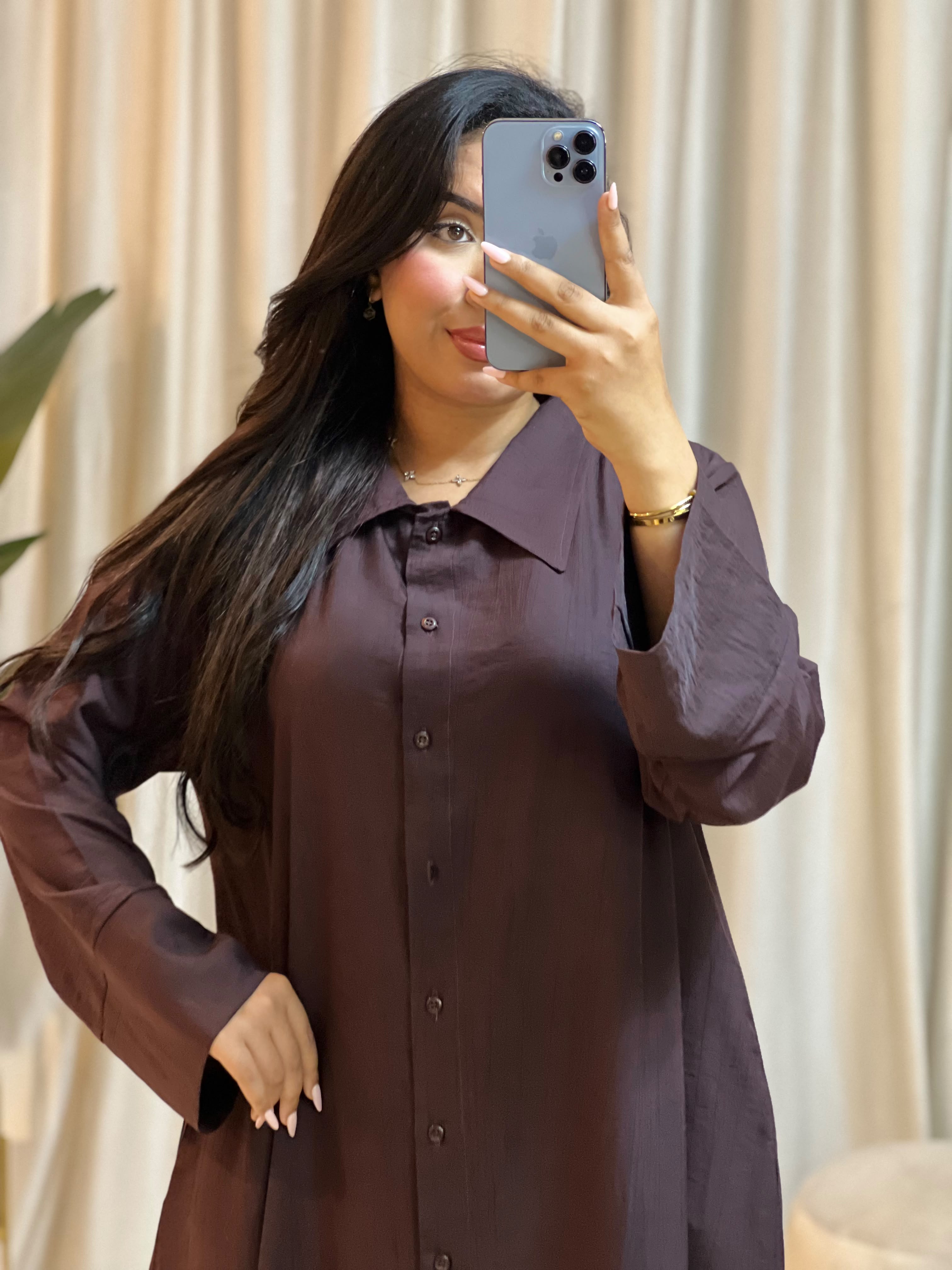 Robe Chemise Oversize Élégante ll R2