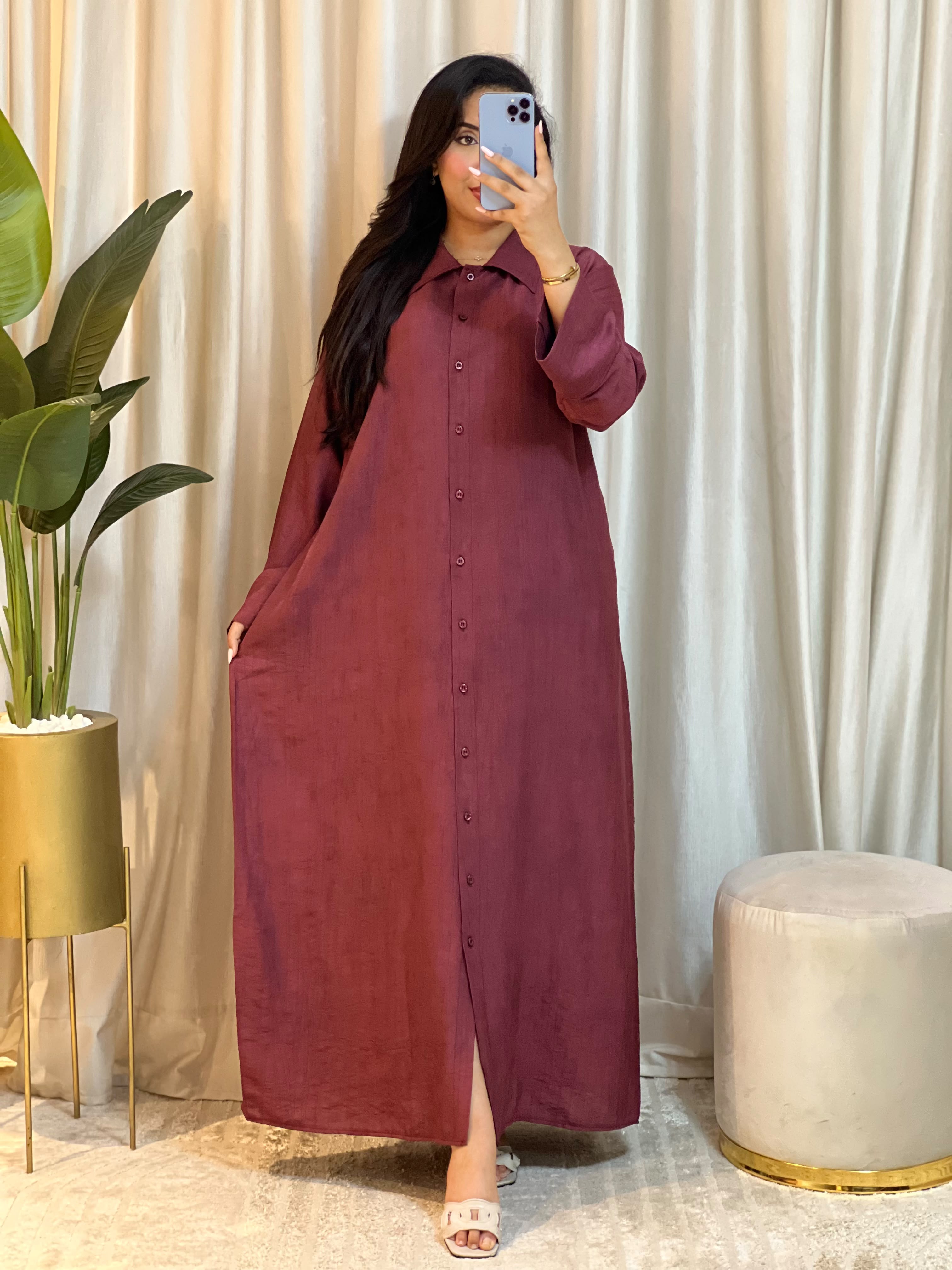 Robe Chemise Oversize Élégante ll R2