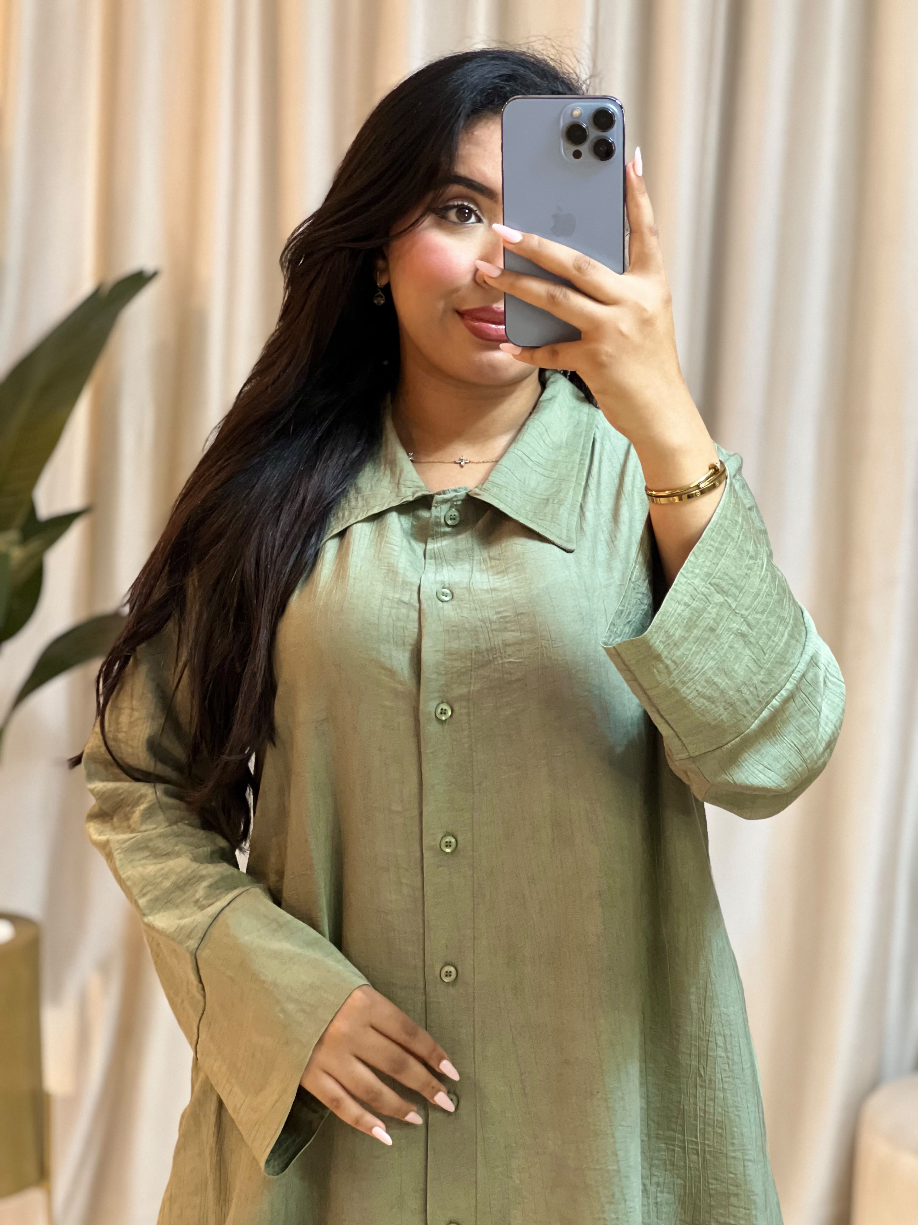 Robe Chemise Oversize Élégante ll R2