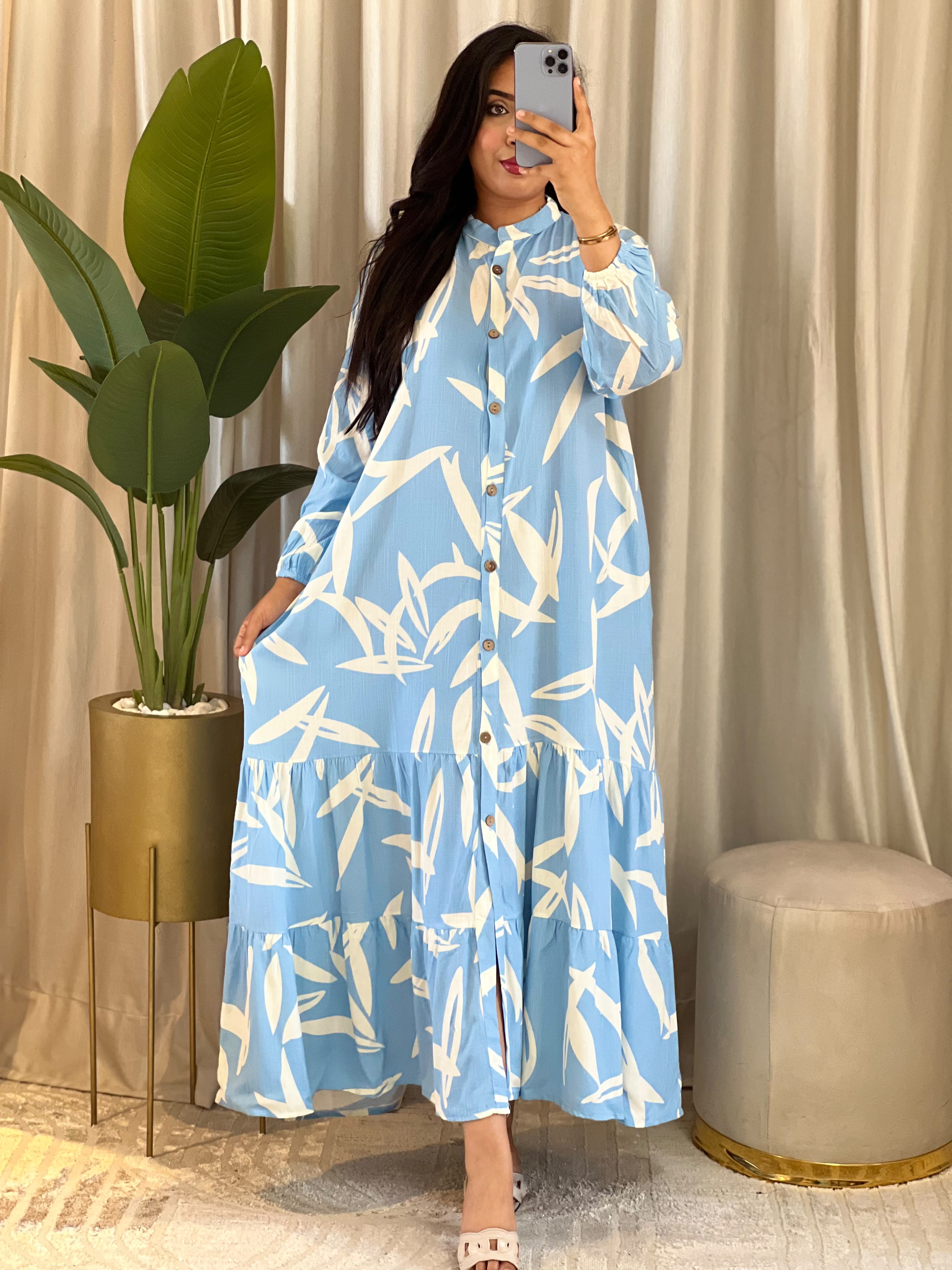 Robe en lin avec Ceinture H2