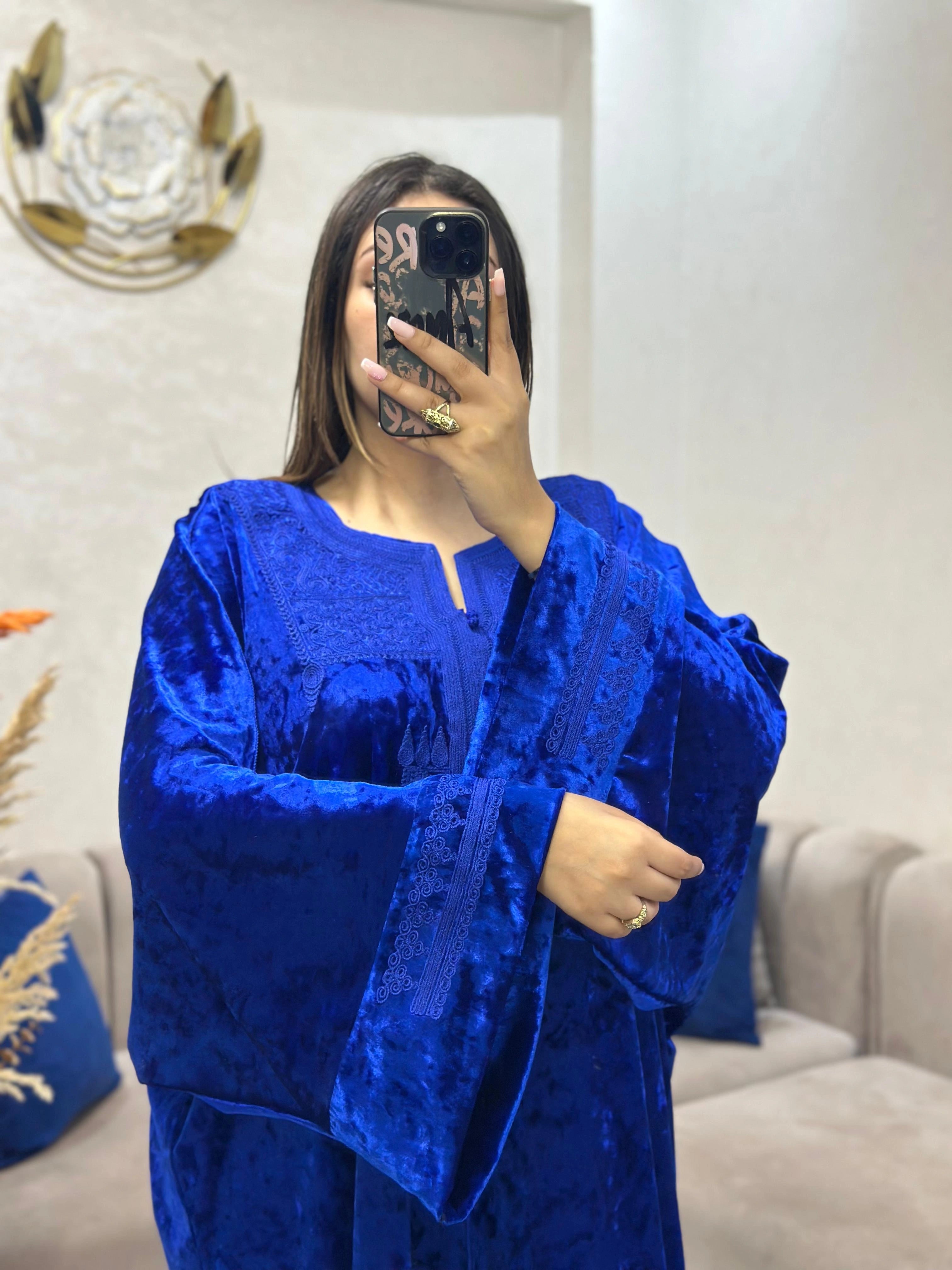 (CF4) قفطان موبرة  أناقة ملكية هماوية