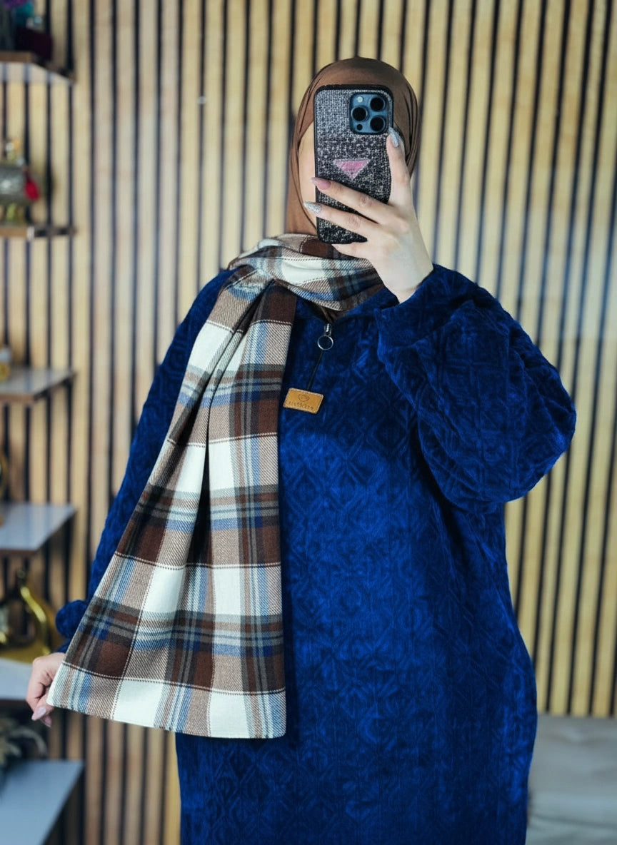 (J6) لبسة شتوية محتشمة أنيق و دافئ